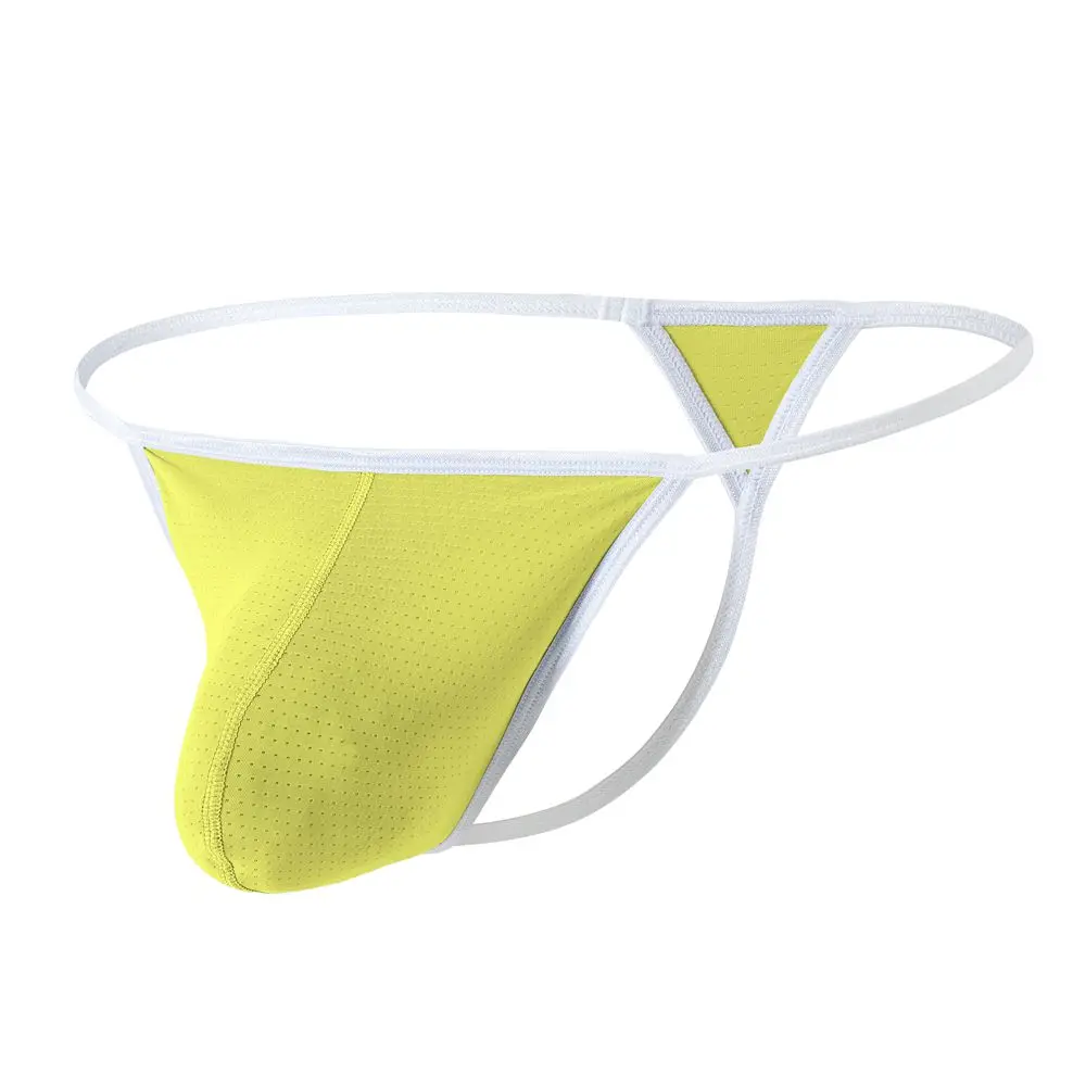 Zonbailon Mens G-Strings Thongs Pouch up T-Back Homme Sexy Underwear M-3XL