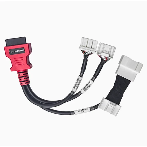 Imagen 1 del producto Para cable de diagnóstico Tesla CAN Bus divisor 1 a 3 - OEM compatible con herramientas de escaneo Autel/LAUNCH/xTool EV