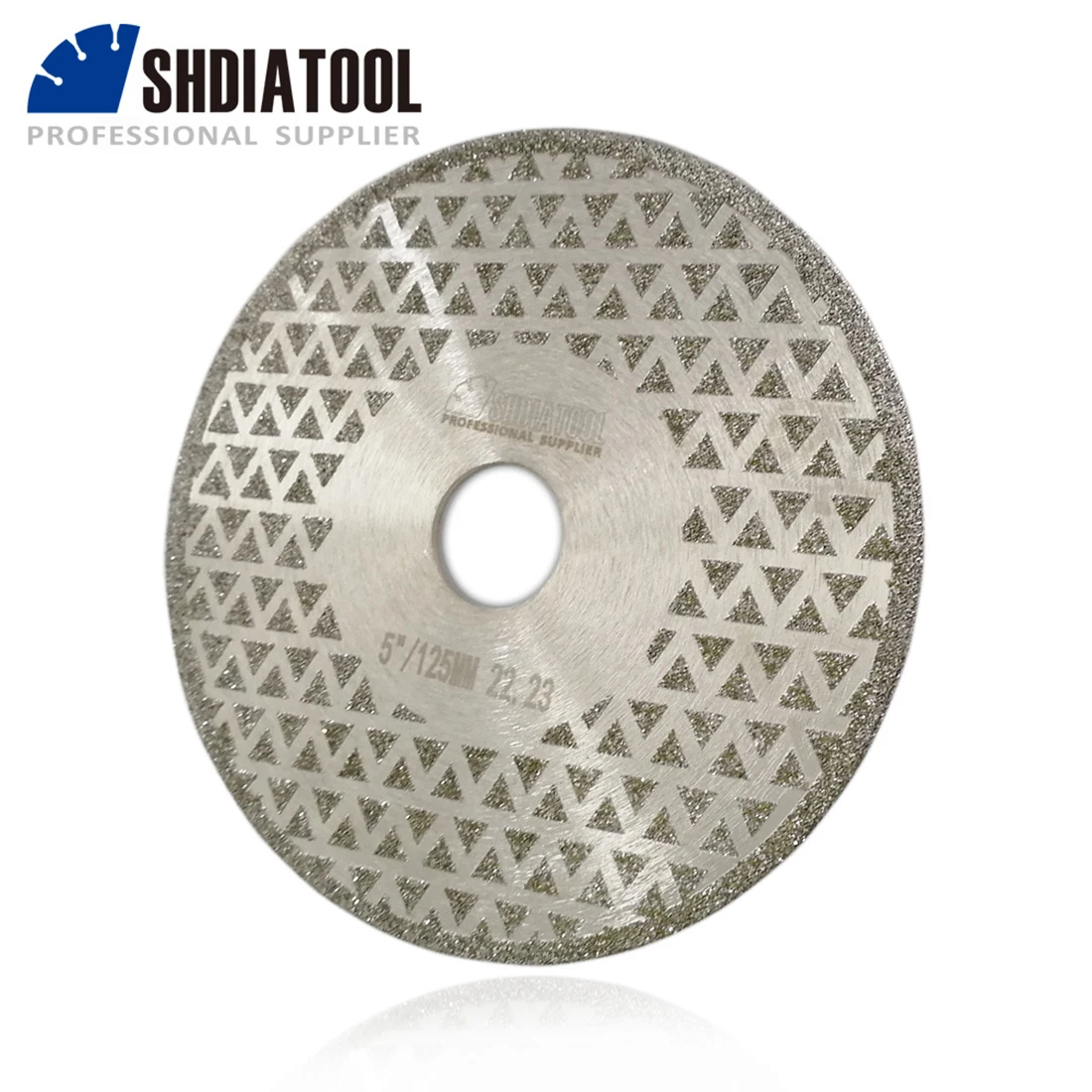 

SHDIATOOL 5" Electroplated Diamond Cutting & Grinding Disc Marble Bore 22.23 Diameter 125MM Both Side Coated Diamond Saw Blade