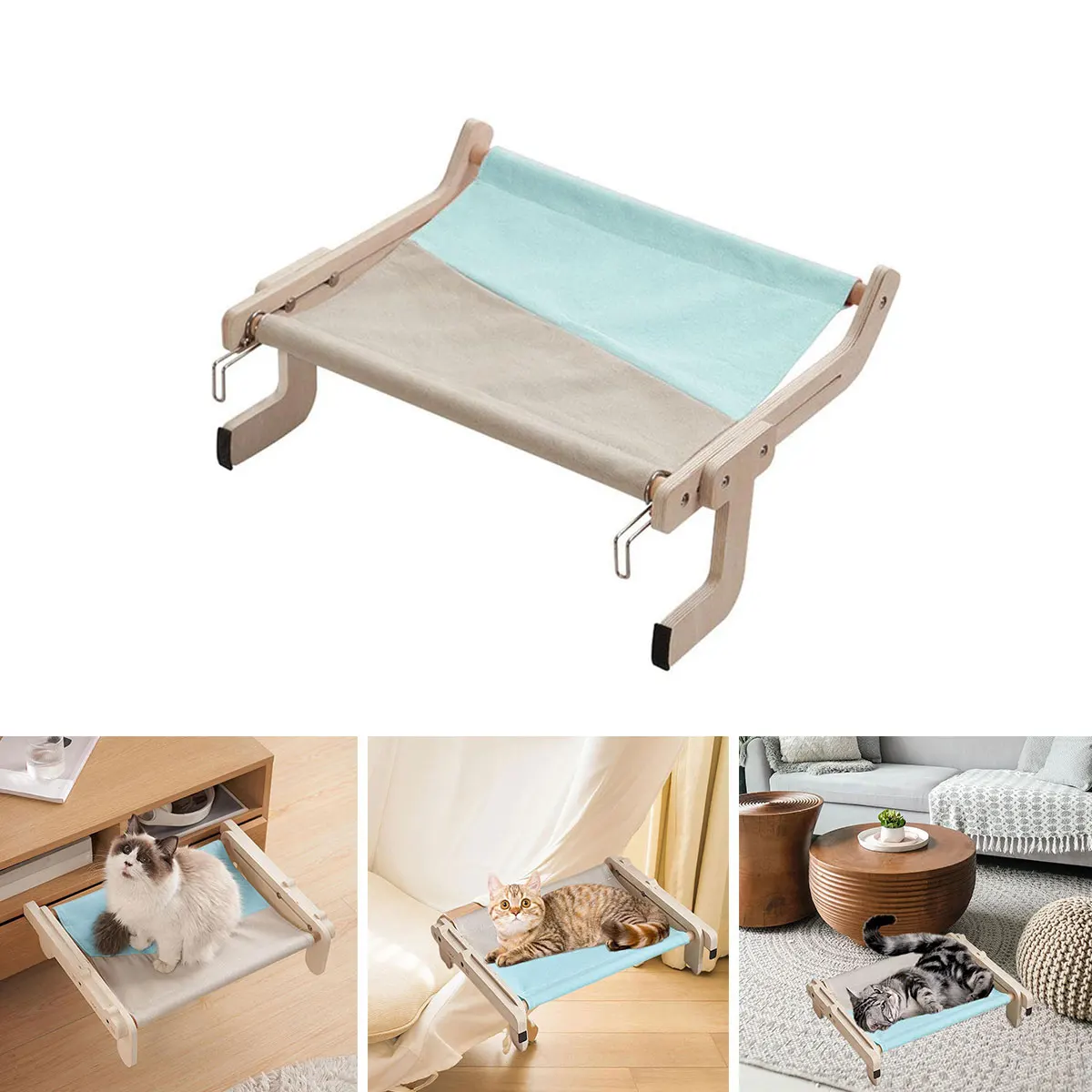 Windowsill Pet Bed Cat Litter Four Seasons Cat Litter Window Side Cat Hanging Bed Balcony Window Cat Hammock Hanging Cat Bed