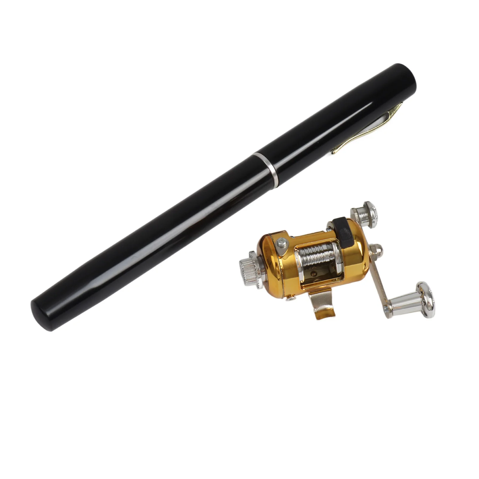 Mini Telescopic Pocket Pen Fishing Rod & Reel Combo 4