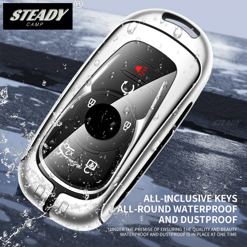 

Alloy Car Key Case Cover For Opel Astra Buick Encore Envision GL6 GL8 New Lacrosse Protect Shell Fob Auto Accessories Keychain