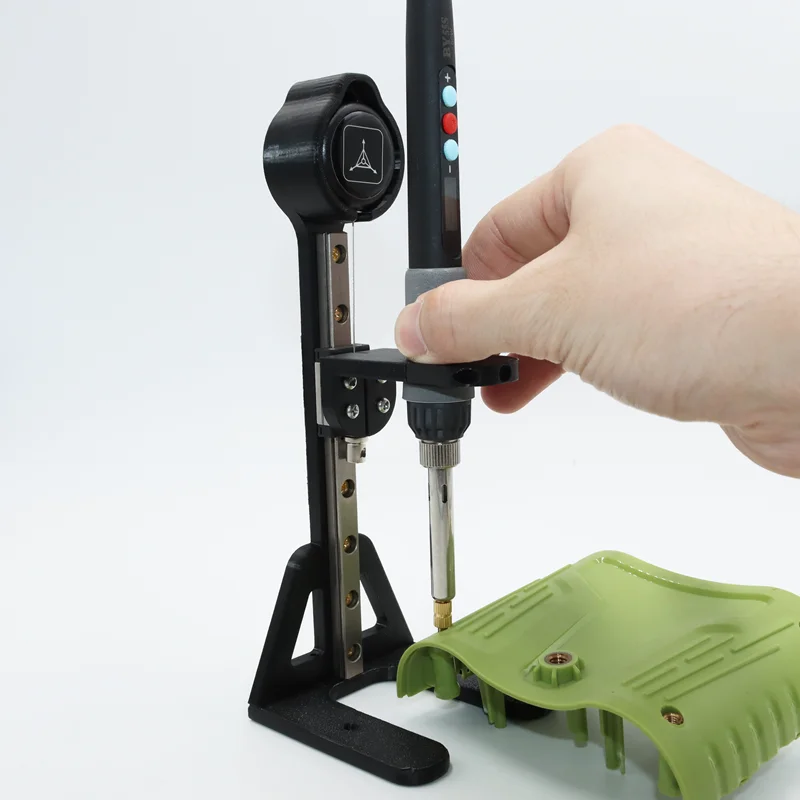 Messing einsatz mutter Press werkzeug Stealth-Presse digitale Temperature in stellung 60w Lötkolbens pitze Wärme spritzguss Kupfer muttern 3d – Detail 7