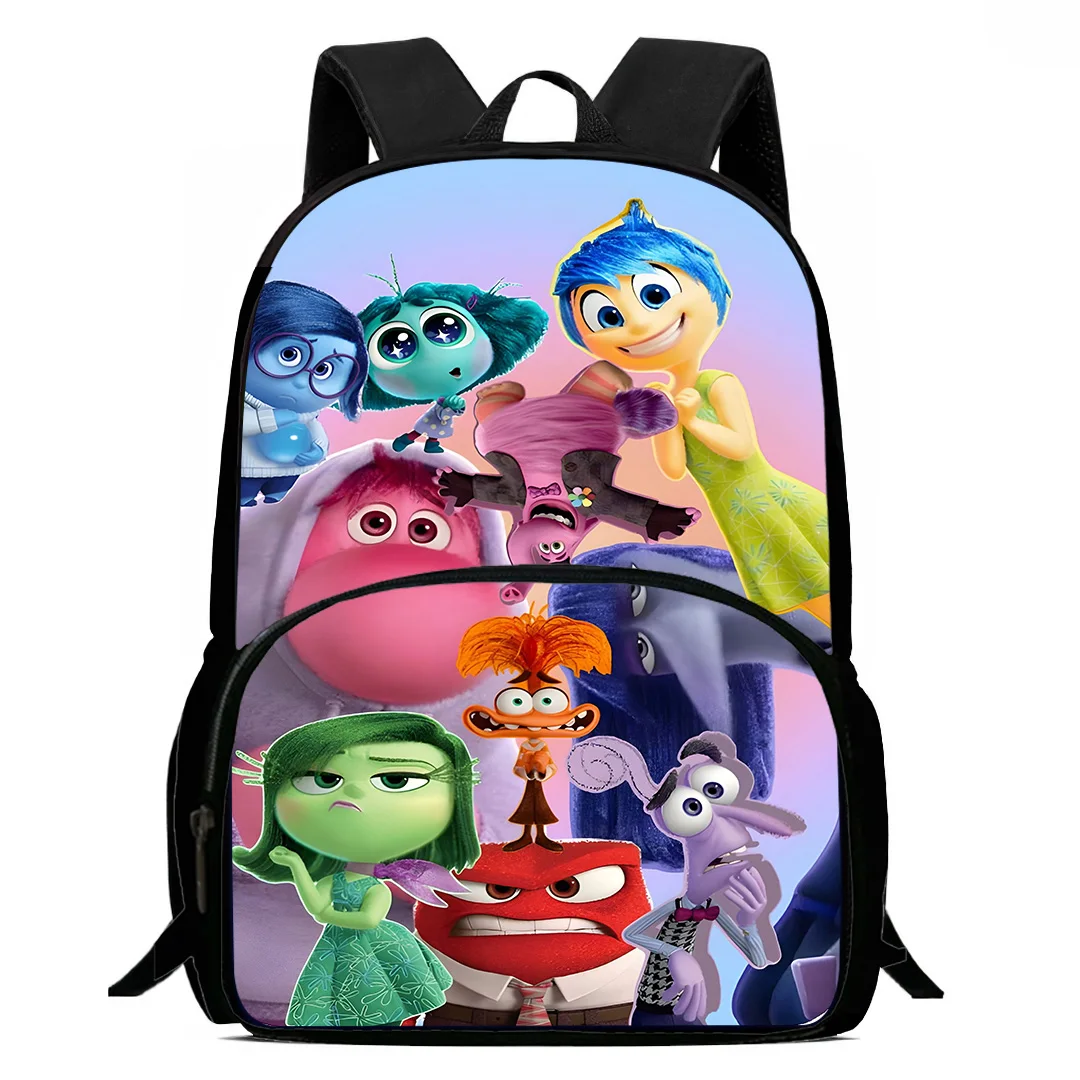 Movie Inside Out Mochilas infantis, mochilas escolares de grande capacidade, mochila durável para meninos e meninas, presente de aniversário para estudantes, criança, acampamento