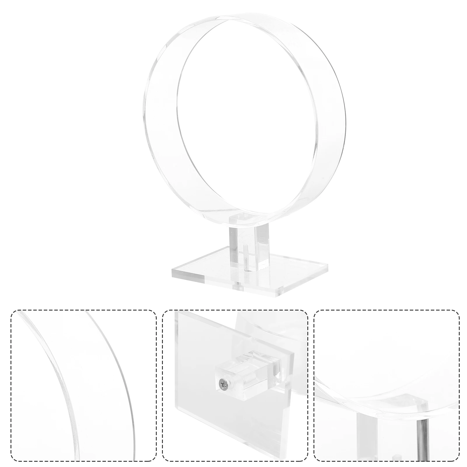 

Acrylic Headband Organizer Rack Stand Hair Accessories Holder Durable Smooth Fashionable Display Storage For Women Girls Gift