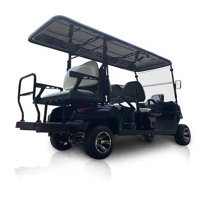 New Luxury 5000W 48v Low Price Electric Adult Off-Road Vehicle 4 Seats Customized Solar Panel Electric Golf Cart Price Sale