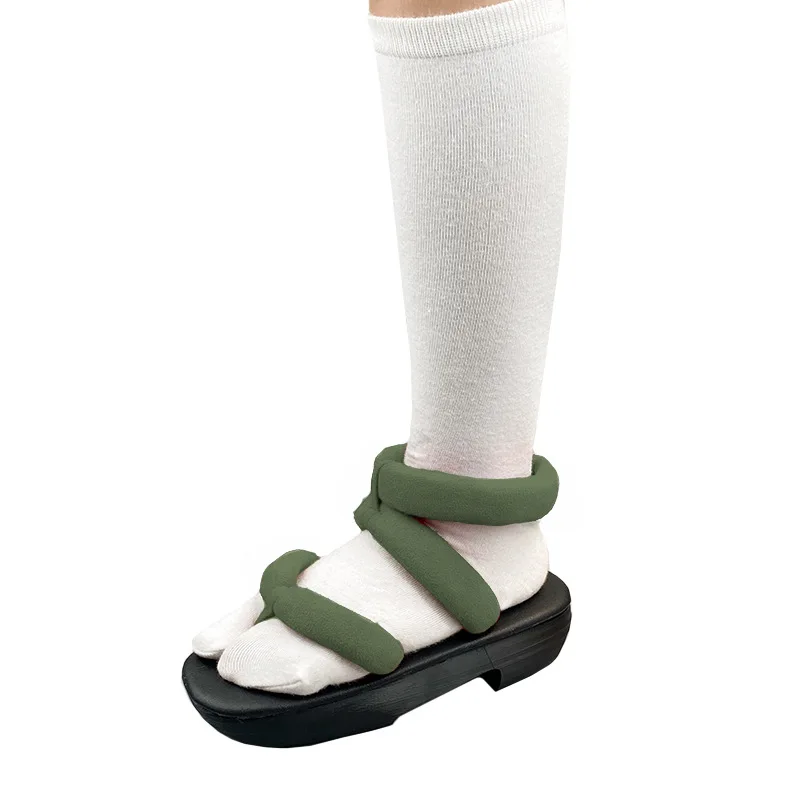 Sapatos de jogo de anime Botas de cosplay Geta PVC