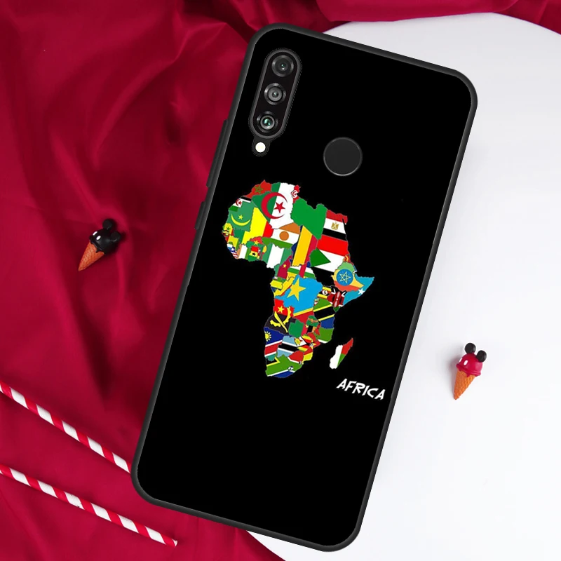 خريطة أفريقيا Geogra لهواوي نوفا Y61 Y91 Y90 Y70 Y60 Y72 12s 12i 11i 7i 8i 9 10 SE P60 Pro P30 P40 Lite #2