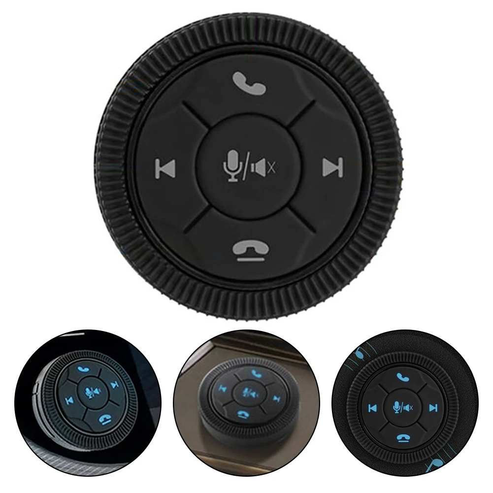 

Wireless Media Button Remote Controller Car Motorcycle Steering Wheel Remote GPS Button Key Volume Controller Handsfree