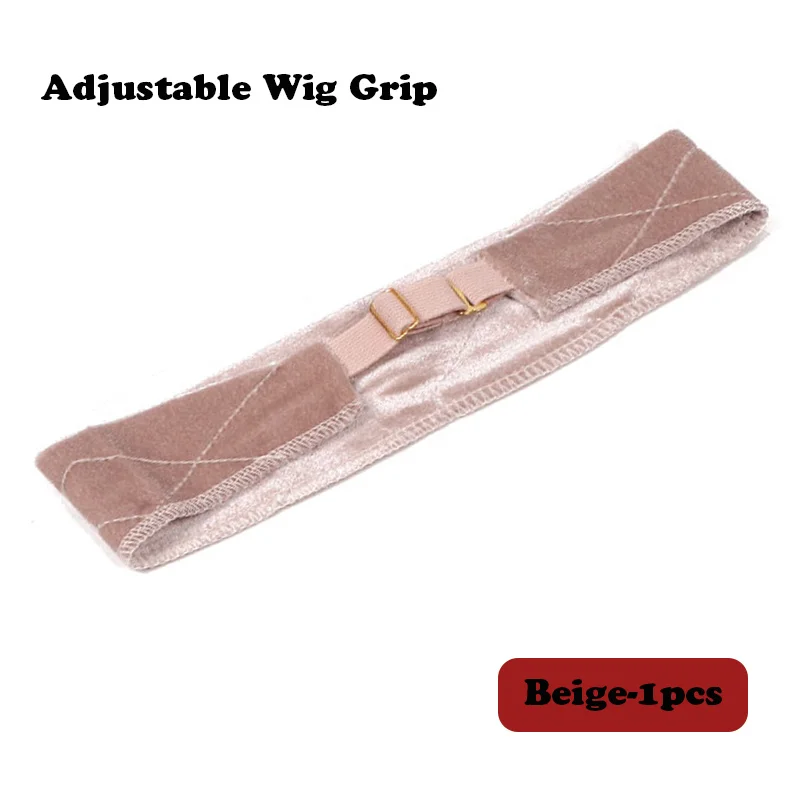 Silikon-Perückenband, elastischer Perückengriff, braun, transparent, schwarz, Stirnband zur Fixierung von Perücken, beiges Haarband ohne Gel oder Kleber, rutschfest