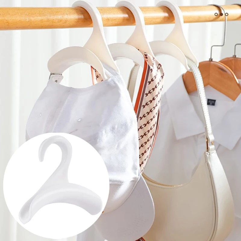 2PC Plastic Hanging Storage Rack Multifunctional Anti-Damage Closet Rod Purse Handbag Hanger Hooks Handbag Organizer Wardrobe
