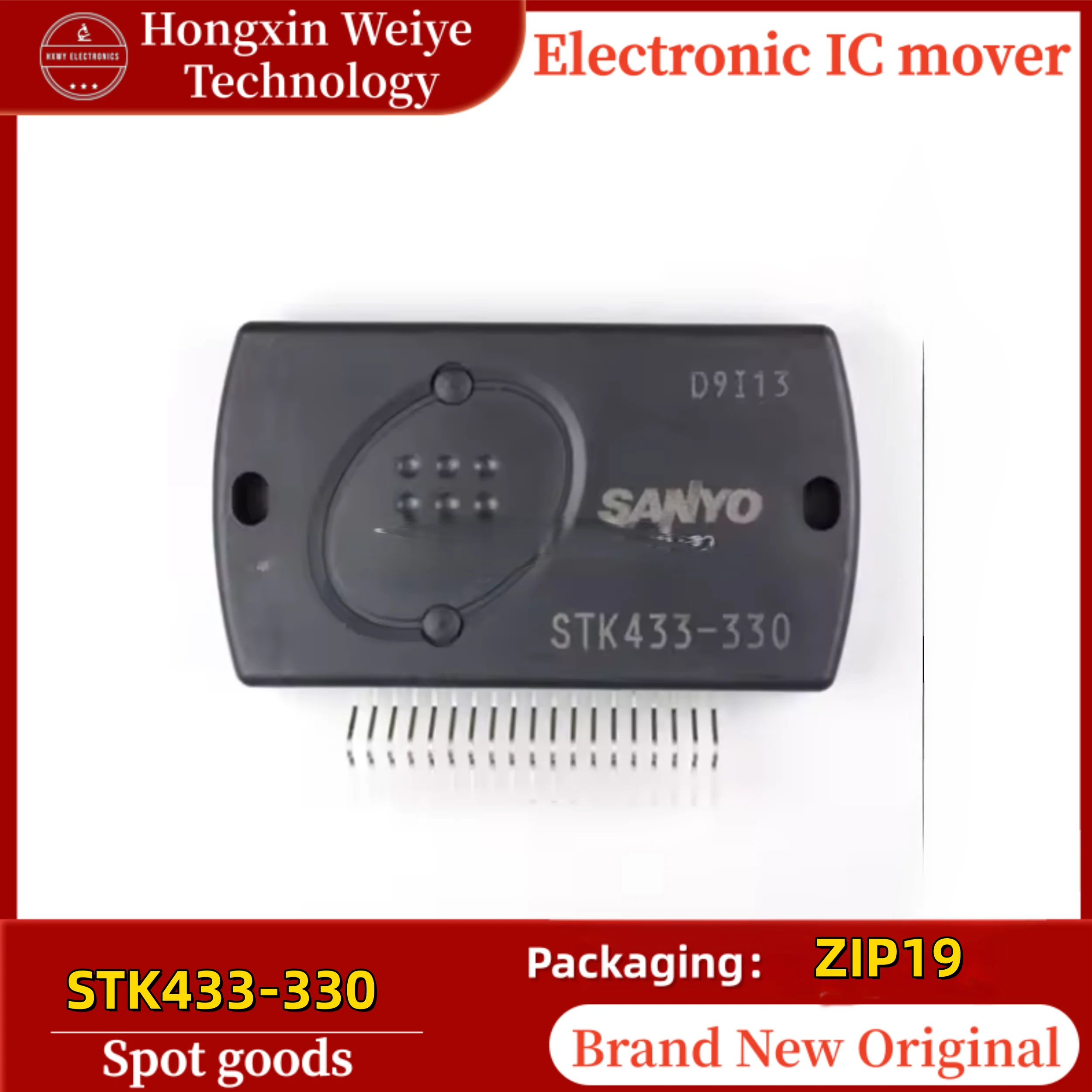 

1/5 PCS STK433-330 433-330 ZIP-19 Audio Amplifier IC Brand New In Stock