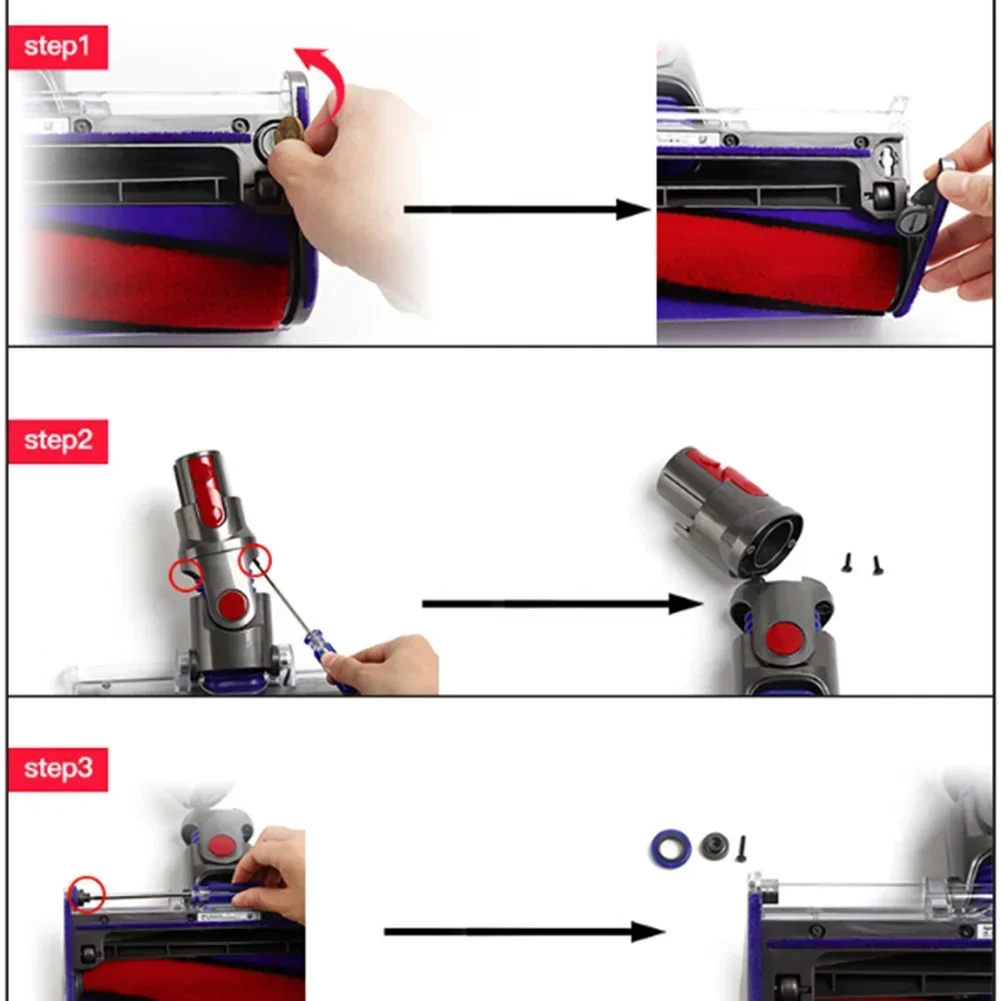 Синий шланг для Dyson V6 V7 V8 V10 V11, мягкий бархатный роликовый всасывающий шланг, запасная часть, аксессуары для пылесоса для уборки дома