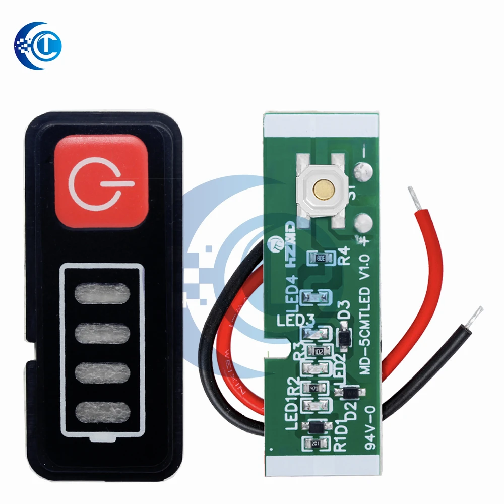 1-10 Pieces 3S/4S/5S Lithium-Ion Battery Capacity Tester - 12V to 21V LED Display Module for Power Drills & Screwdrivers
