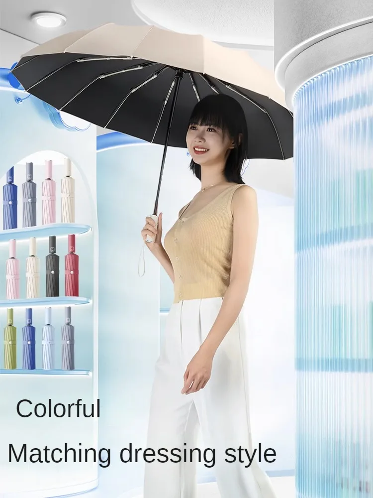 

Зонт от солнца и дождя The Umbrella Academy, полностью автоматический складной, ветроустойчивый, портативный, для пляжа