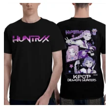 لطيف جينوس شيطان القط الحيوانات الأليفة K-البوب شيطان الصيادين تي شيرت الرجال رهيبة عادية تي شيرت الصيف س الرقبة الهيب هوب تيز تصميم بلوزات كبيرة الحجم