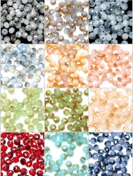 Multi Colors Faceted Glass Crystal Rondelle Spacer Beads Pick Color For DIY Jewelry 12 Colors