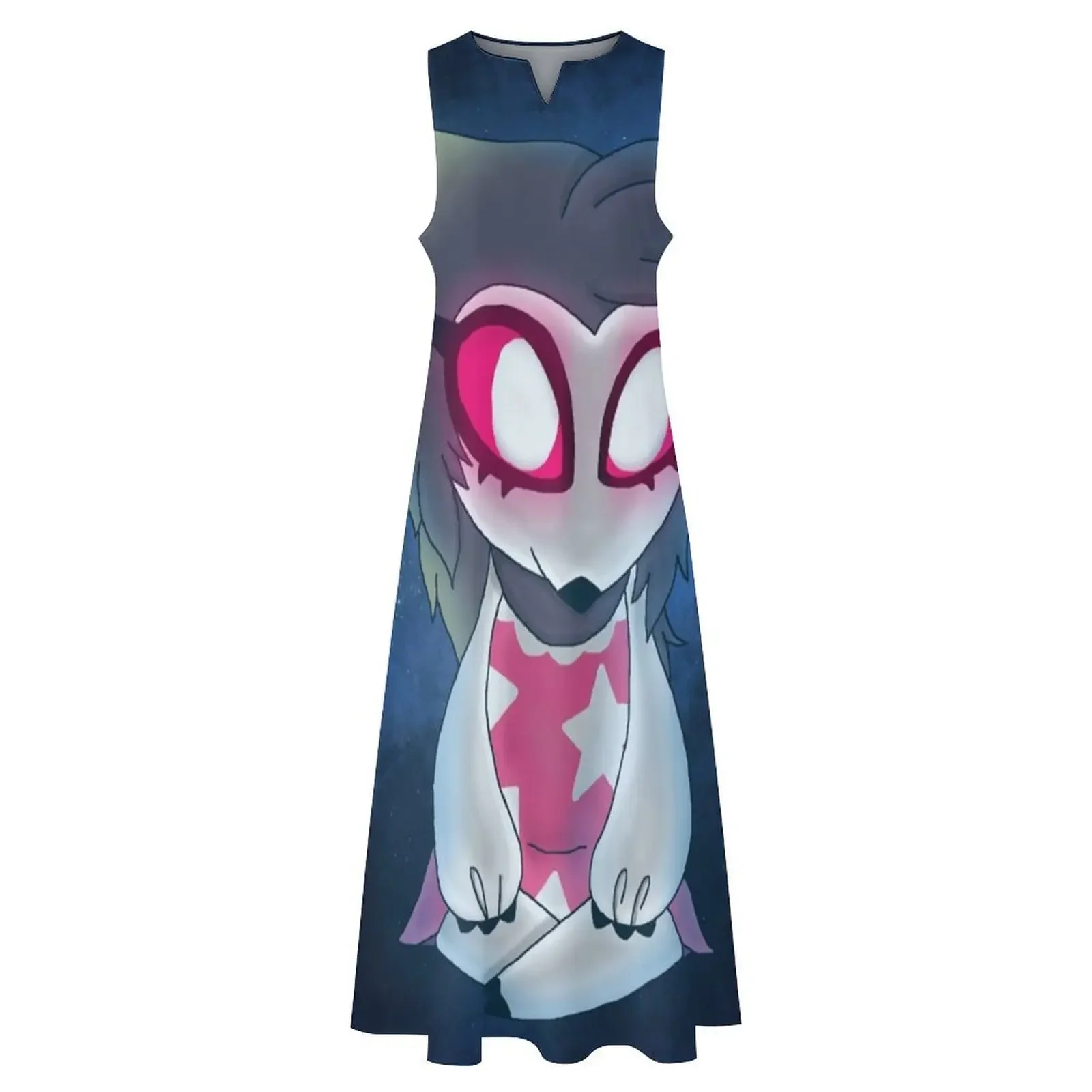 Helluva Boss فستان طويل تنورة صيفية فستان مثير ملابس نسائية فساتين فستان الحفل