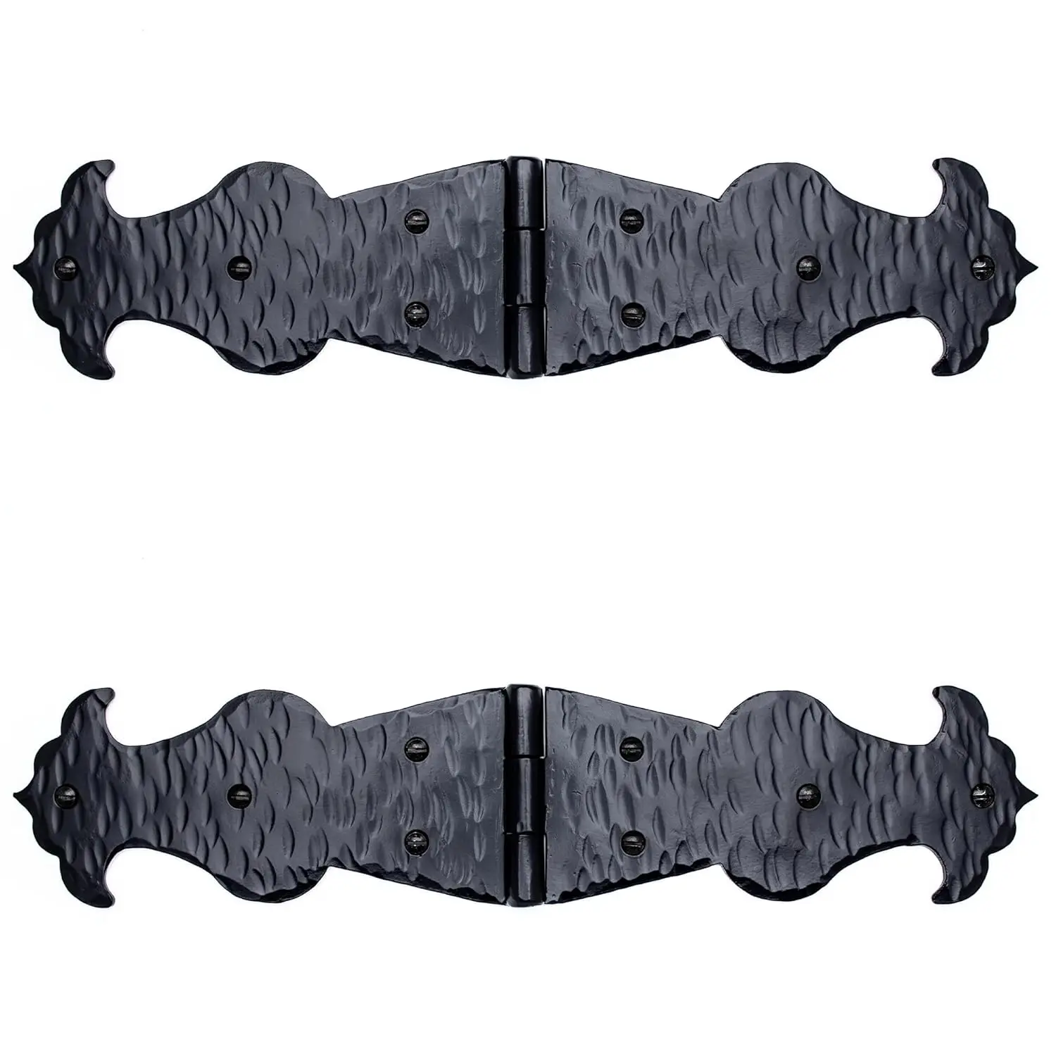 

Rustic Barn Door Handle 7.75-Inch Black Cast Iron "The Hacienda Series" Borderland Rustic Hardware PACK for Gate/Shed