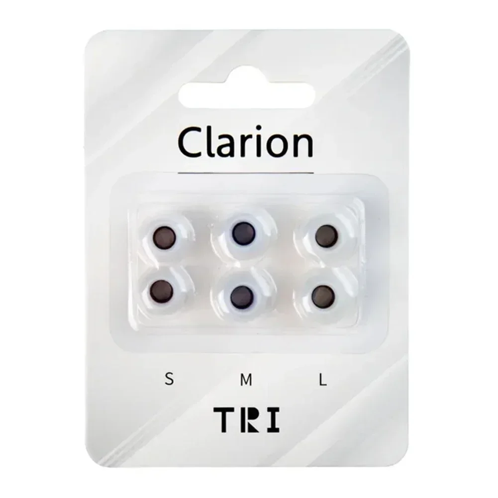 TRI Clarion 3 Pairs Of Silicone Earphone Eartips For S/M/L Size Noise Reduction Headset Earbuds Sleeves Headphone Accessories ﻿ view 4