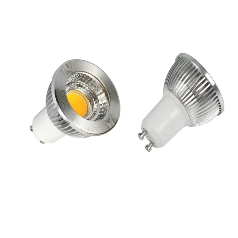 5PCS ultra-bright COB car aluminum cup GU10 bulb Led ceiling light 3W 5W 9W 12W Led spotlights for household commercial use