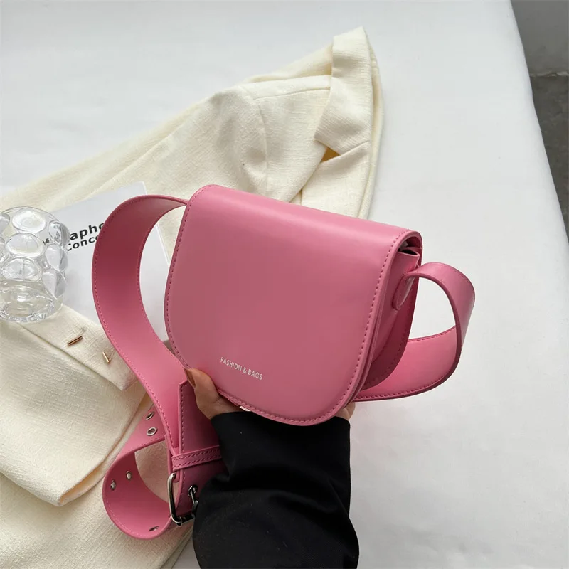 

​​2025 Spring Womens Saddle Crossbody Bag Ins Fashion Shoulder Purse Premium Textured Handbag Stylish Versatile Trendy​