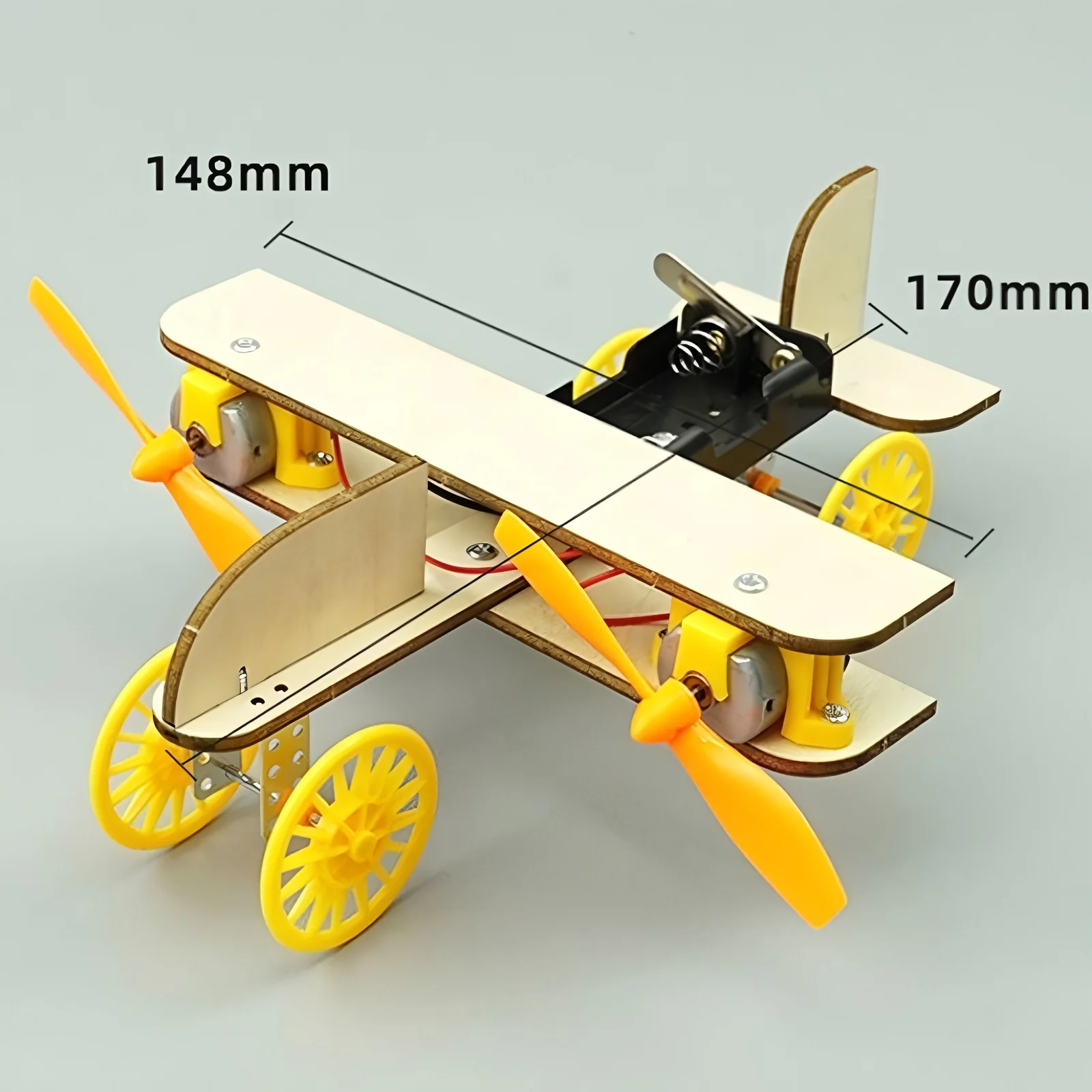 Dziecięce modele samolotów DIY, ręcznie robione modele do montażu, drewniane puzzle 3D, zabawki edukacyjne i prezenty dla dzieci.