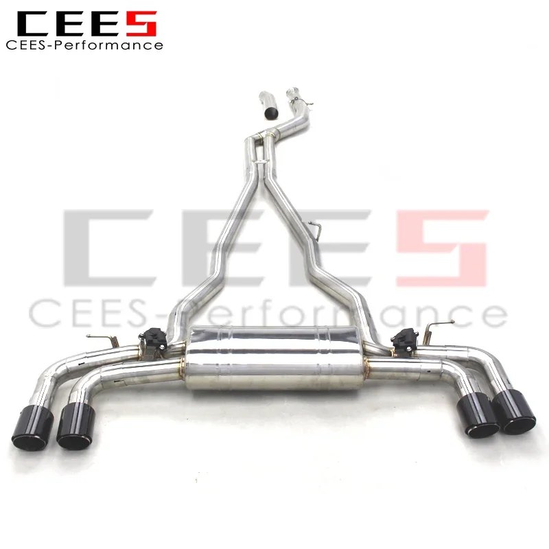 CEES Catback Exhaust Pipes System for BMW 540/540i G30/G38 3.0T B58 2018-2023 SS304 Stainless Steel Exhaust Pipe Muffler Escape