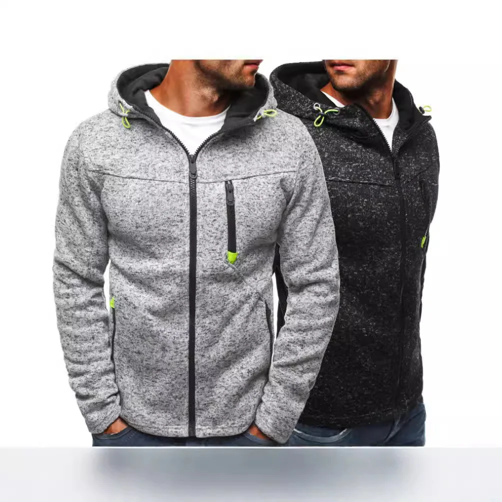 

Куртка на молнии с капюшоном для фитнеса, мужская, для уличных танцев, больших размеров, на молнии, осенне-зимняя, для тренировок