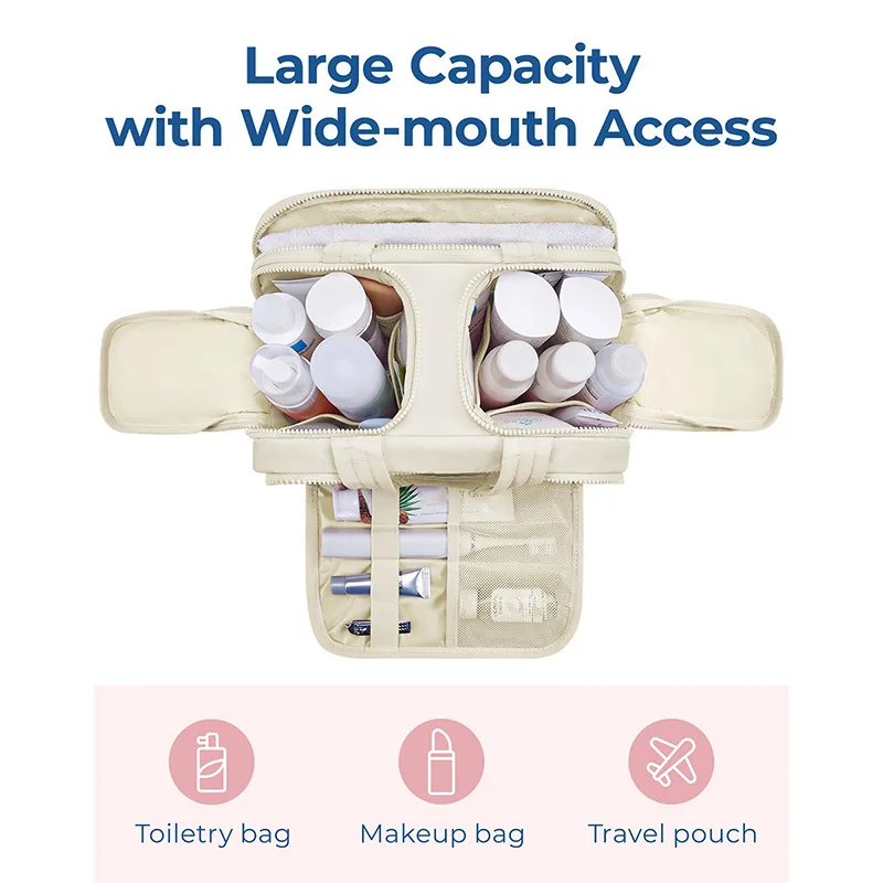 

Многофункциональная косметичка 4-в-1 Puffy для женщин, органайзер для путешествий большой емкости с 4 отделениями, косметичка Outdoorfun