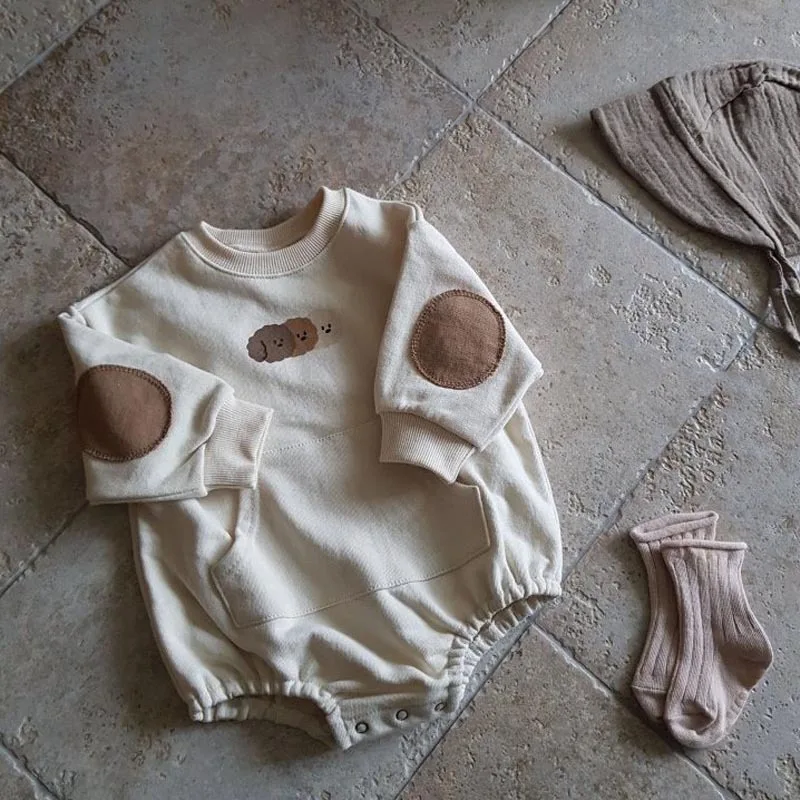 

2026 Spring New Baby Long Sleeve Bodysuit Cotton Casual Infant Boys Girls Cartoon Print Jumpsuit Newborn Toddler Clothes 0-24M