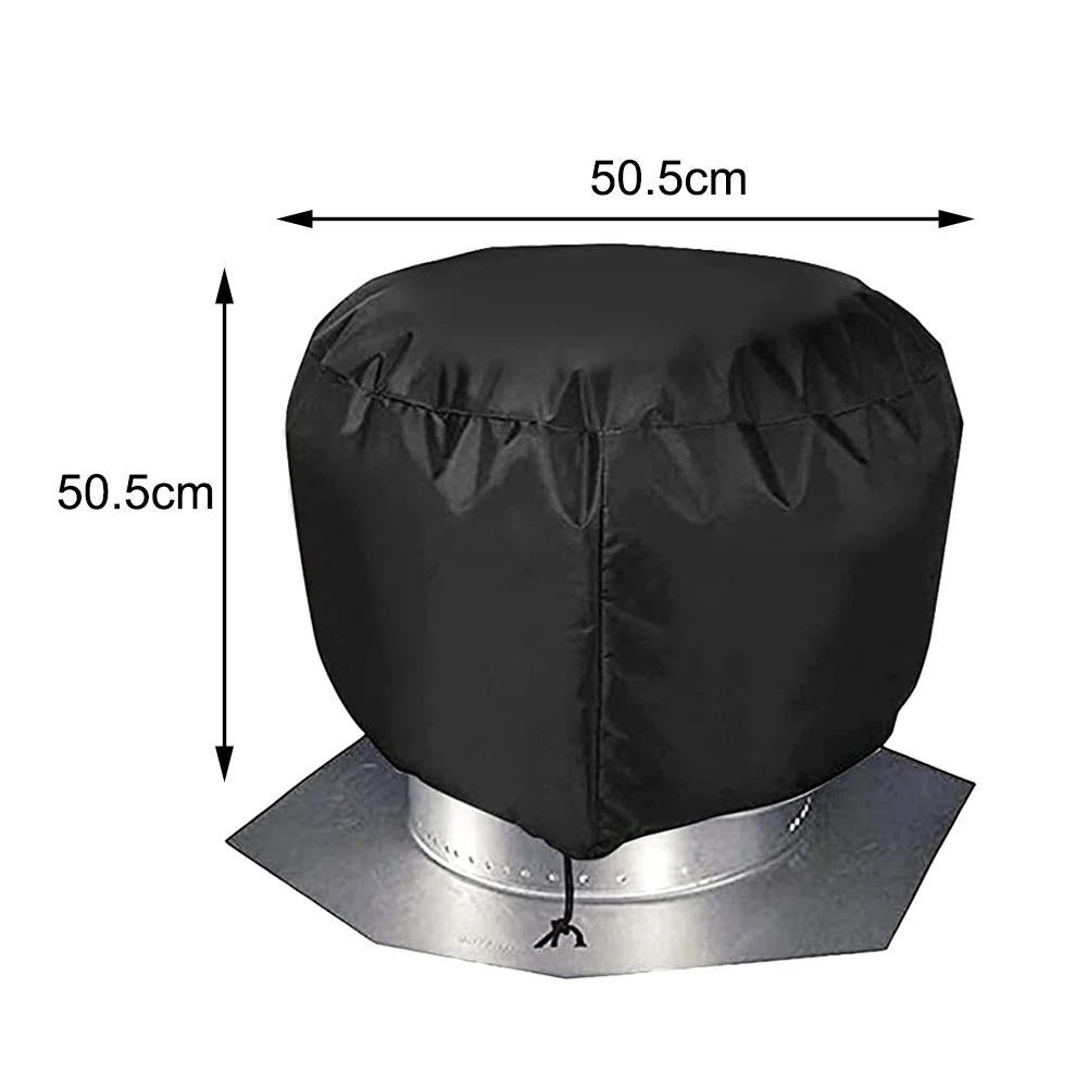 Turbine Roof Vent Cover Heavy Duty Turbine Ventilator Protector Shield  Oxford Roof Ventilation Cover W/Adjustable Drawstring