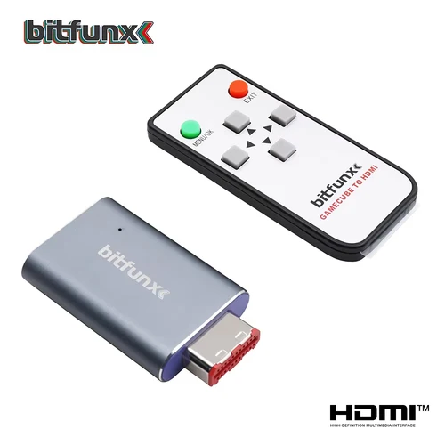 Bitfunx GC Vídeo HDMI ™ Adaptador Digital AV a HDMI ™ GC2HD para consola de juegos Nintendo Gamecube NGC DOL-001