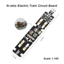 1pc N Scale 1:160 Model Electric Train Parts IC Circuit Board PCB Board Upgrade with Sound and Light