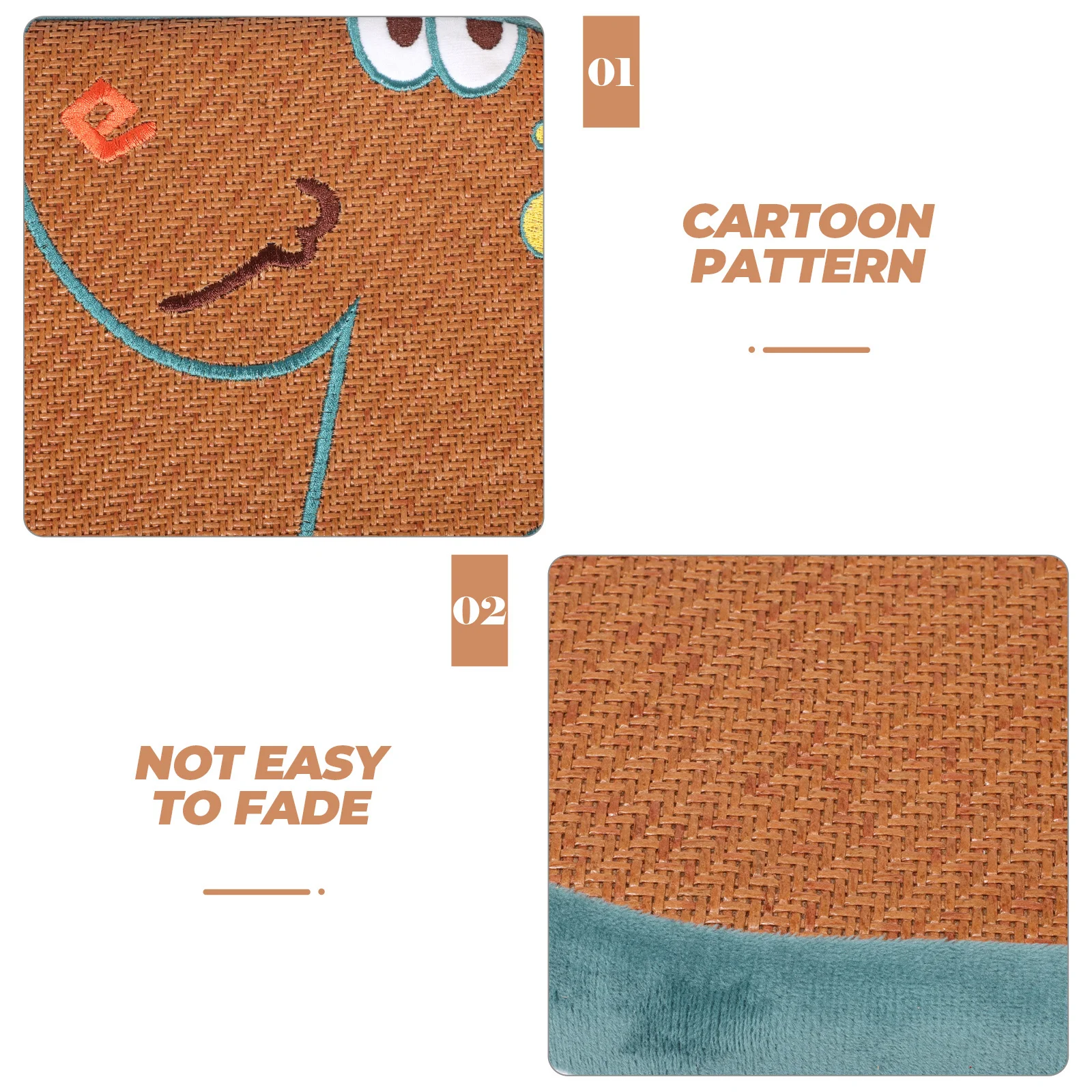 Almofada de reforço infantil, 15cm de altura, aumento respirável, almofada de assento de desenho animado para mesa de jantar, cadeira de criança, antiderrapante