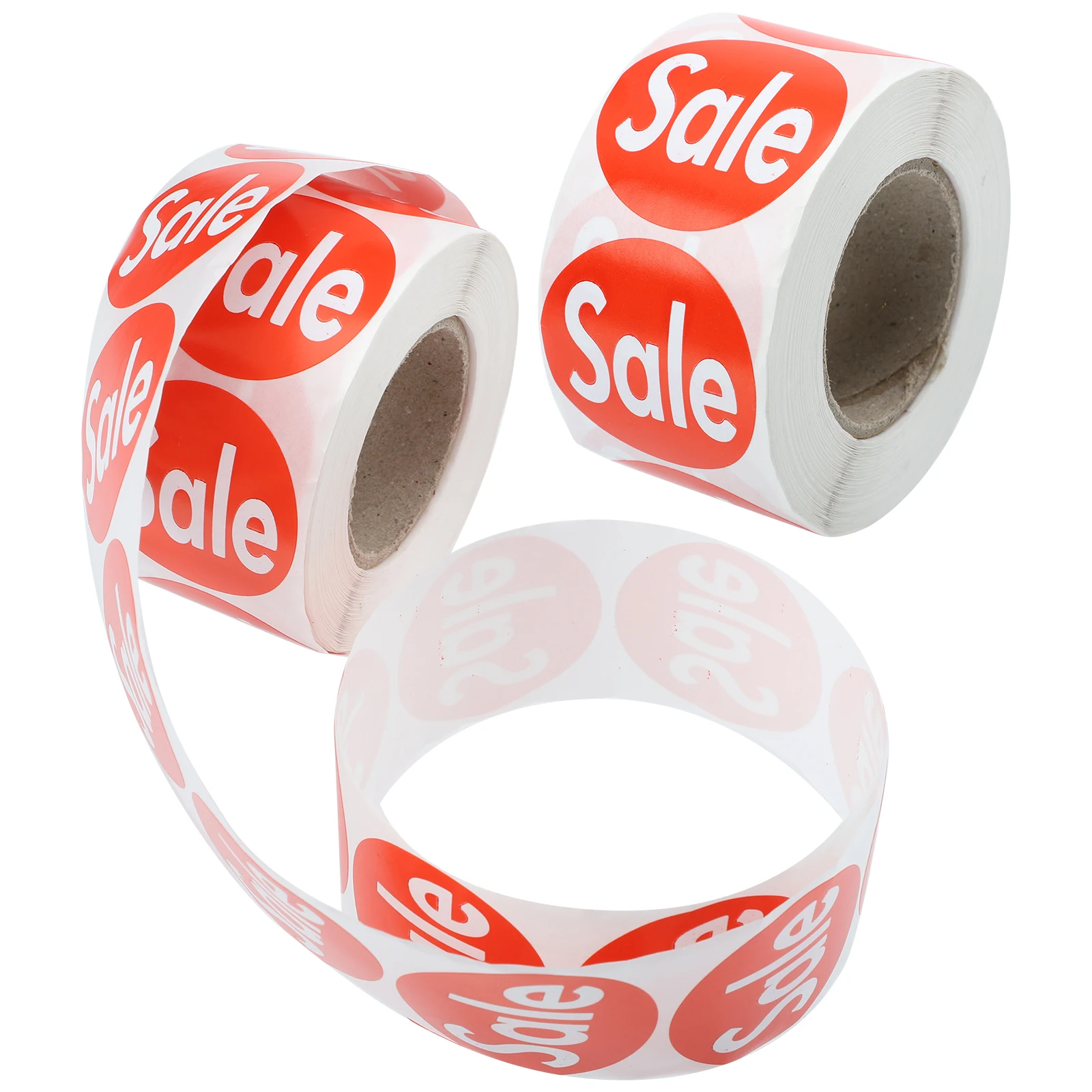 

2 Rolls Sales Tag Stickers Retail Label The Circle Labels Self-adhesive Paper Store