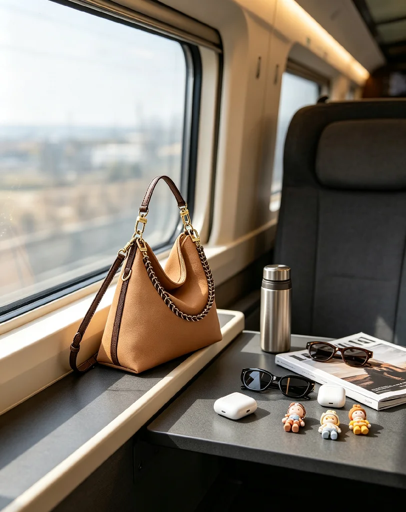Structured Handbag Top Handle - Tas Tangan Wanita Desainer yang Elegan