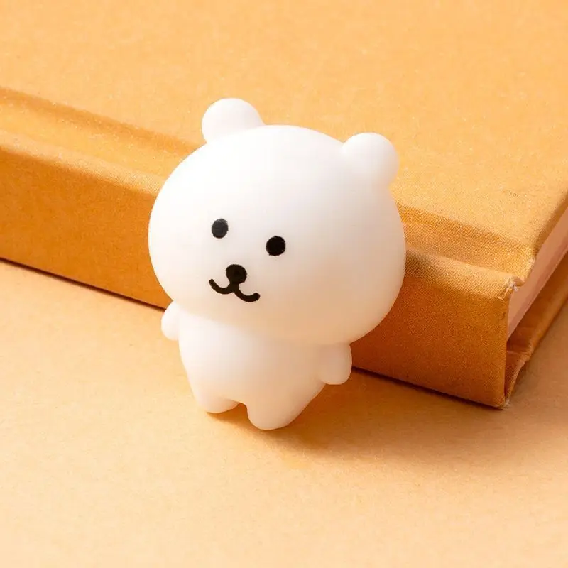 Creative Cartoon Cute Xiao Bi Ga Self deprecating Xiong Tuanzi Stress Relief Toy Funny  Playing Rebound Animal Pinching Toy