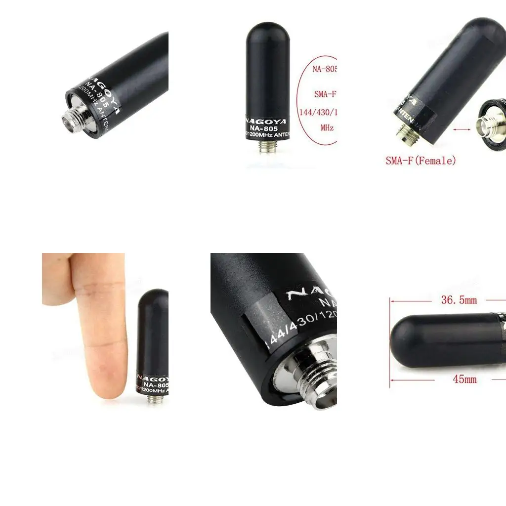 NAGOYA NA-805 SMA Female Dual Band Short Antenna 144/430/1200Mhz For BAOFENG Radio UV-5R UV5RA UV5R Original Tool