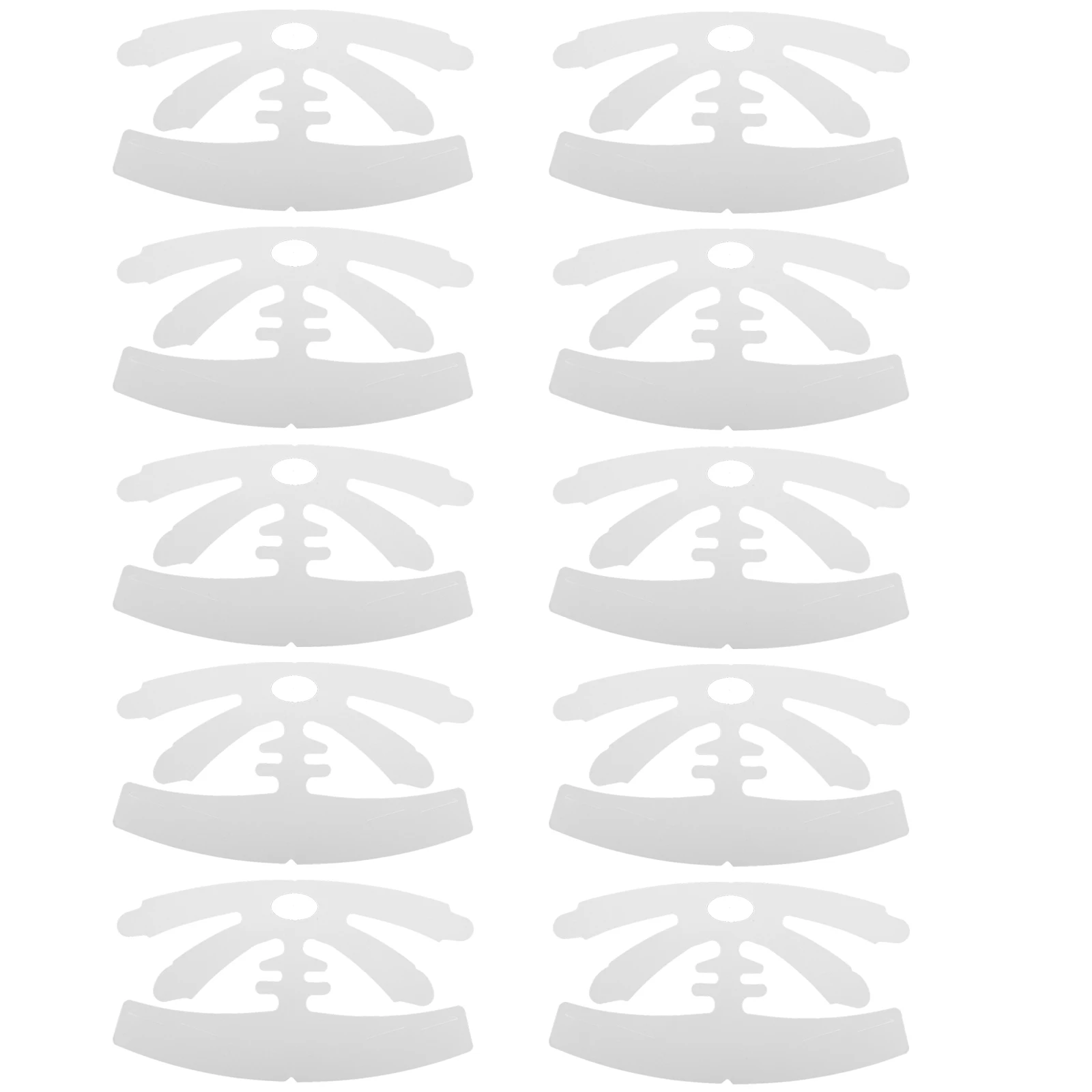 

10pcs Support Gray Cap Inner Rack Holders Peaked Travel Hat Liner Baseball Cap Insert Hat Inner Supports Lightweight Portable