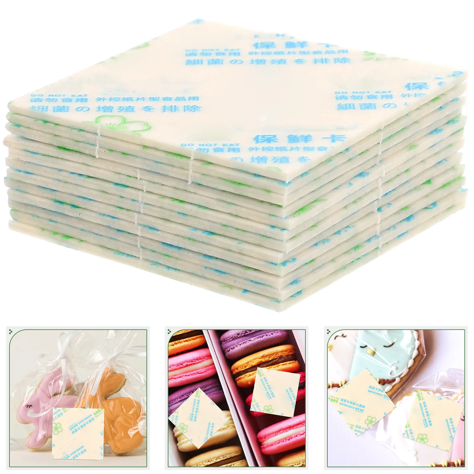 

200 шт. бытовых влагостойких карточек для сохранения свежести продуктов: для десертов, тортов, сыра, хлеба, кафе