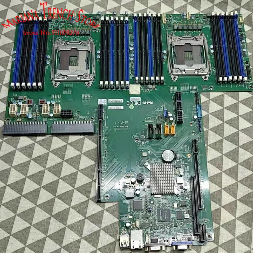 X10DRU-i + สำหรับ Supermicro ประสิทธิภาพสูงเมนบอร์ด LGA2011 E5-2600 V4/V3ครอบครัว DDR4