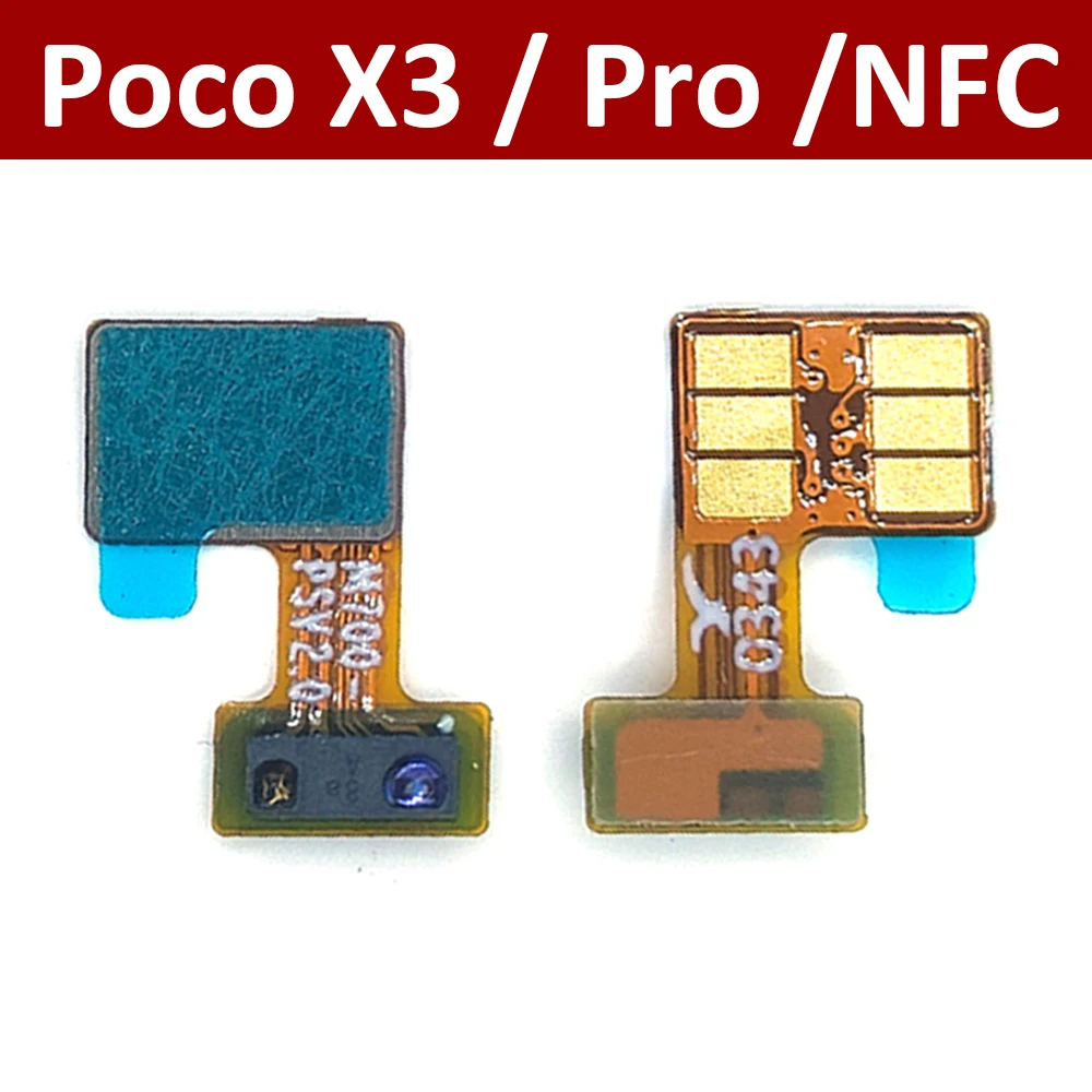 New For Xiaomi Mi Poco X3 NFC Pro Proximity Ambient Light Sensor Flex Cable Replacement Parts