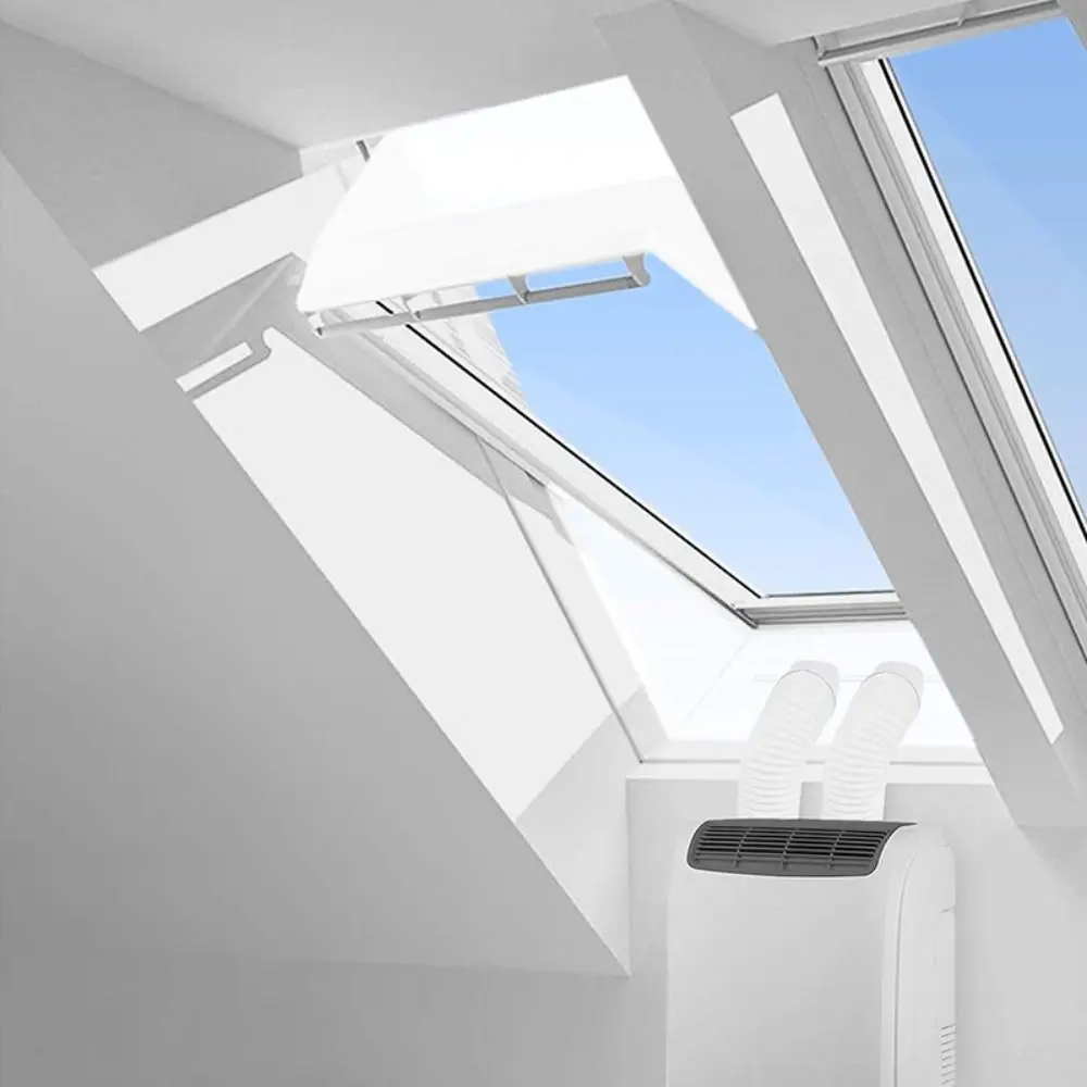 

Flexible Material Window Seal Kit Weather-Resistant Material Tool-Free Installation Portable Air Conditioner Seal Kit