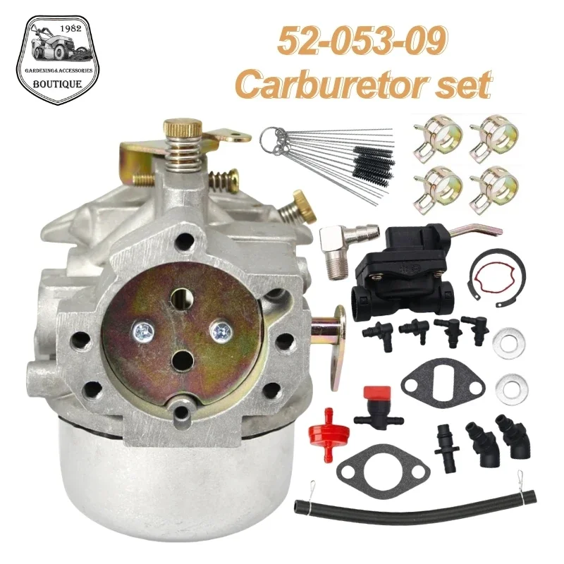 

52-053-09 52-053-18 52-053-28 Carburetor Fit for KLR Magnum KT17 KT18 KT19 M18 M20 MV18 MV20 Carburetor Kit With Fuel Pump