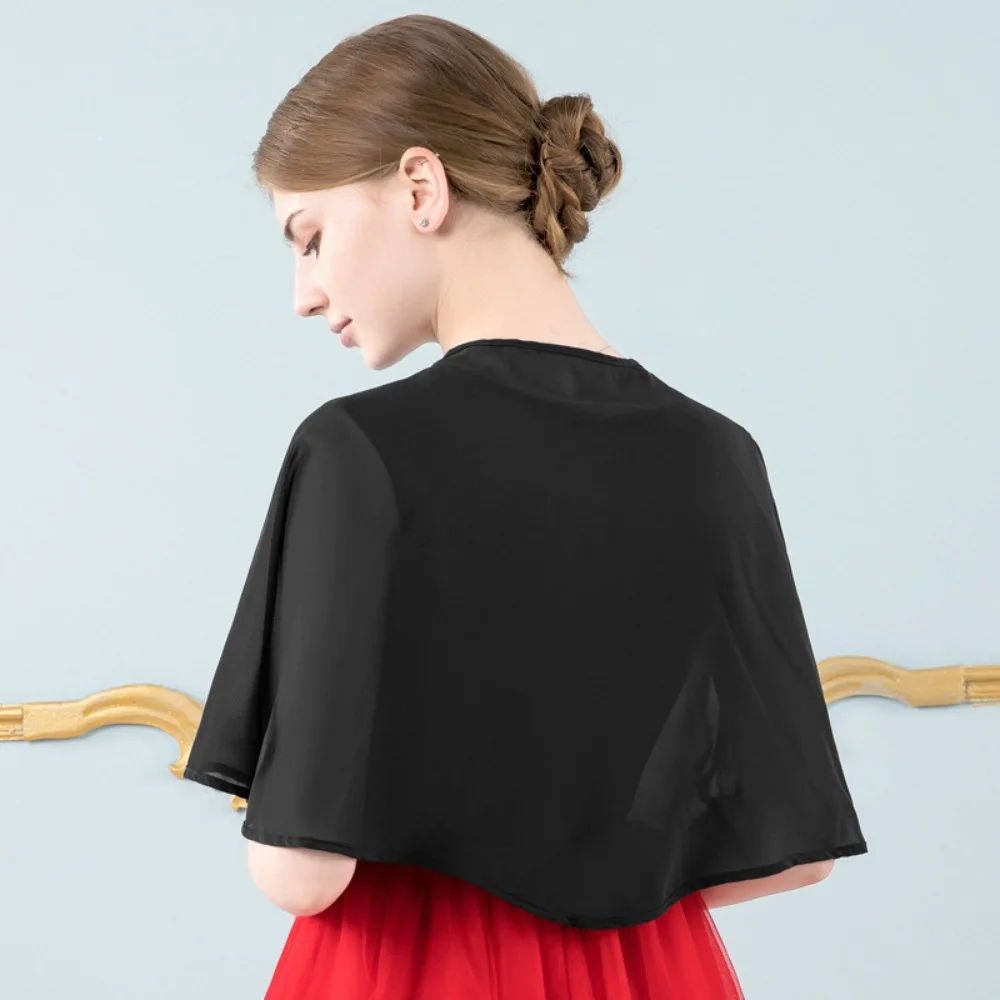 Fashion Pure Color Women Shawl Chiffon One Size Women's Cardigan Polyester Air-Conditioning Shirt Party