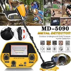 MD-5090 Metal Detector Underground Gold Detector Metal Length Adjustable Treasure Seeker Portable High Precision Hunter Detector