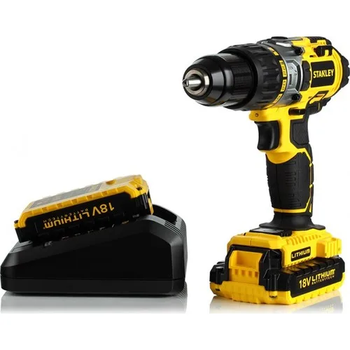 Stanley STDC18LHBK-TR 18Volt/2.0Ah Li-ion Dual Cordless Professional Hammer Drill