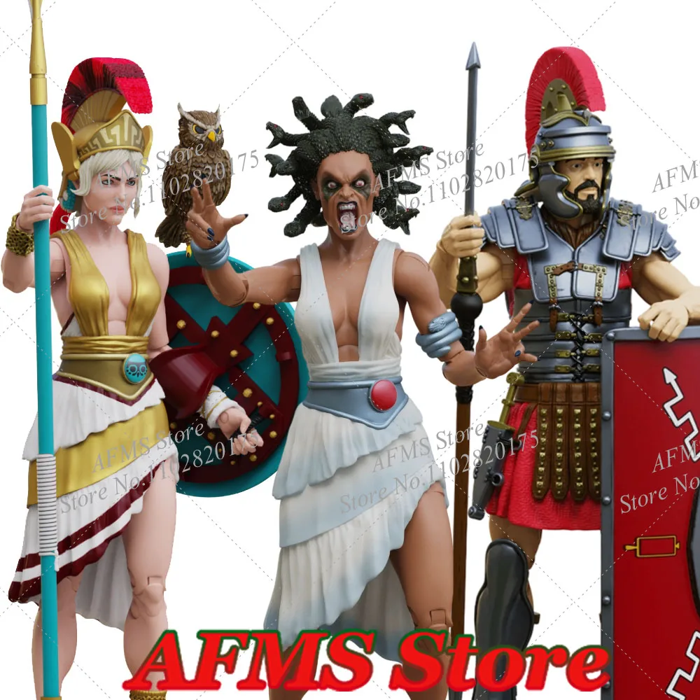 

BFS 10thAnniversar Wave2 1/18Scale Collectible Figure Greek Mythological Goddess Athena Roman Soldiers 3.75Inch Action Figure