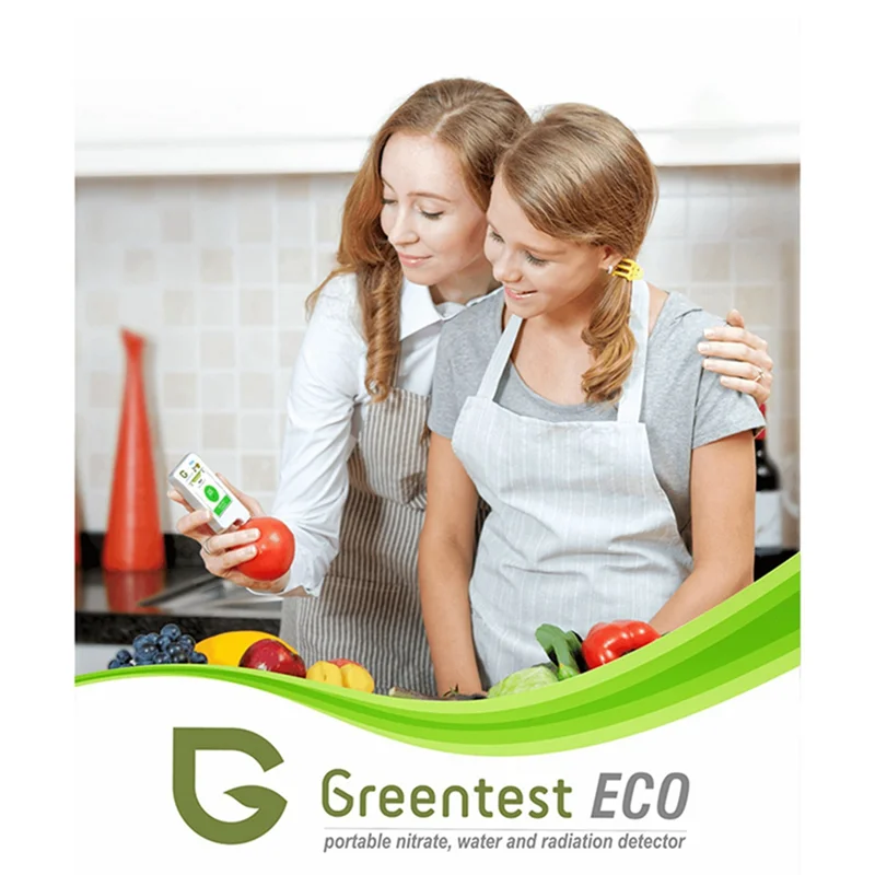 

Greentest ECO-6 цифровой тестер пищевых нитратов, измеритель концентрации, анализатор фруктов/овощей/мяса/рыбы/радиаций, простой в использовании, белый